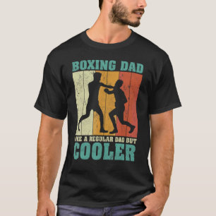 Mens Vintage Retro Boxing Dad Like A Regular Dad F T-Shirt