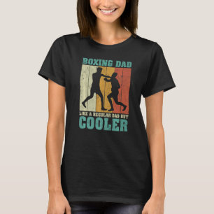 Mens Vintage Retro Boxing Dad Like A Regular Dad F T-Shirt