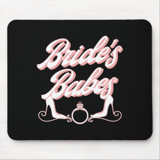 Mens Vintage Retro Brides Babes Bachelorette Party Mouse Pad
