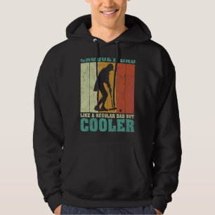 Mens Vintage Retro Croquet Dad Like A Regular Dad Hoodie