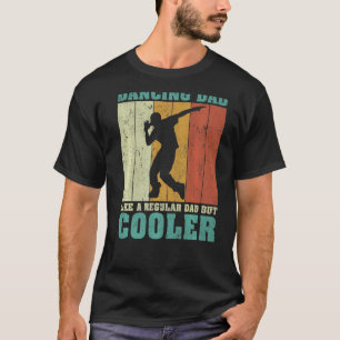 Mens Vintage Retro Dancing Dad Like A Regular Dad  T-Shirt