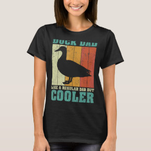 Mens Vintage Retro Duck Dad Like A Regular Dad Fat T-Shirt