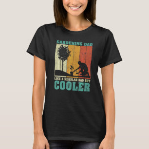 Mens Vintage Retro Gardening Dad Like A Regular Da T-Shirt