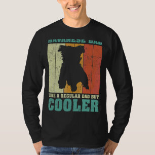 Mens Vintage Retro Havanese Dad Like A Regular Dad T-Shirt