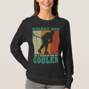 Mens Vintage Retro Hockey Dad Like A Regular Dad F T-Shirt