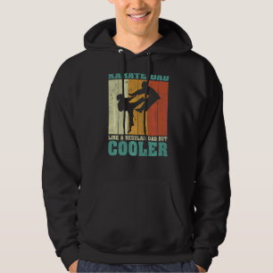 Mens Vintage Retro Karate Dad Like A Regular Dad F Hoodie