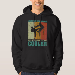 Mens Vintage Retro Karate Dad Like A Regular Dad F Hoodie