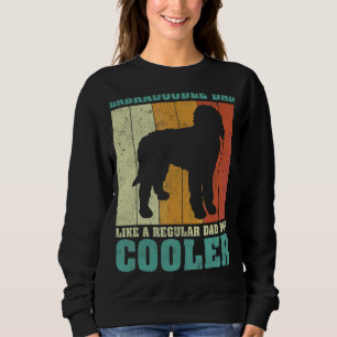 Mens Vintage Retro Labradoodle Dad Like A Regular Sweatshirt