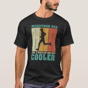 Mens Vintage Retro Marathon Dad Like A Regular Dad T-Shirt