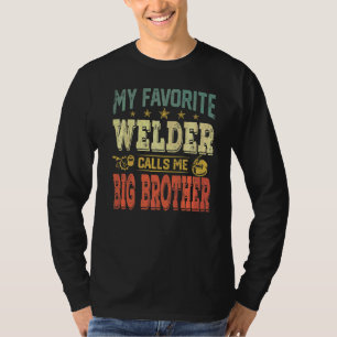 Mens Vintage Retro My Favourite Welder Calls Me Bi T-Shirt