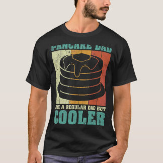 Mens Vintage Retro Pancake Dad Like A Regular Dad T-Shirt