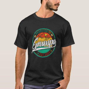 Mens Vintage Retro Promoted To Grumpa Est 2023 Men T-Shirt