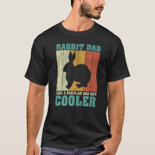 Mens Vintage Retro Rabbit Dad Like A Regular Dad F T-Shirt