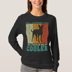 Mens Vintage Retro Rat Terrier Dad Like A Regular T-Shirt