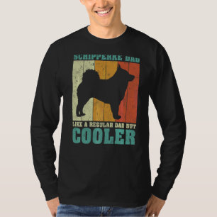 Mens Vintage Retro Schipperke Dad Like A Regular D T-Shirt