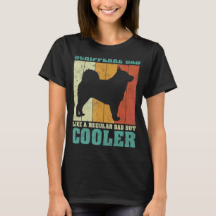 Mens Vintage Retro Schipperke Dad Like A Regular D T-Shirt