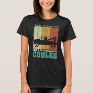 Mens Vintage Retro Tow Truck Dad Like A Regular Da T-Shirt
