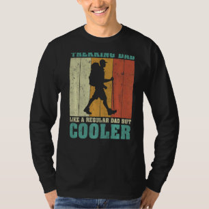 Mens Vintage Retro Trekking Dad Like A Regular Dad T-Shirt