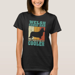 Mens Vintage Retro Welsh Corgi Dad Like A Regular T-Shirt