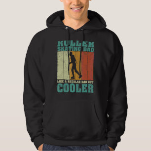 Mens Vintage Roller Skating Dad Like A Regular Dad Hoodie