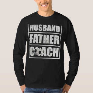 Mens Vintage Style Husband Father Football Coach F T-Shirt