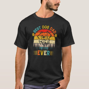 Mens Vintage Sunset Best Goldendoodle Dog Dad Ever T-Shirt