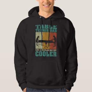 Mens Vintage Table Tennis Dad Like A Regular Dad F Hoodie