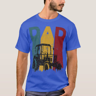 Mens Vintage Tractor Dad Farming Father Farm Lover T-Shirt