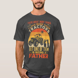 Mens Vintage Tractor Lovers Funny Farmer Father's T-Shirt