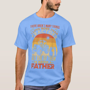 Mens Vintage Tractor Lovers Funny Farmer Father's T-Shirt