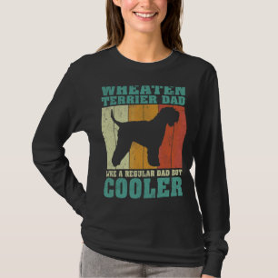 Mens Vintage Wheaten Terrier Dad Like A Regular Da T-Shirt