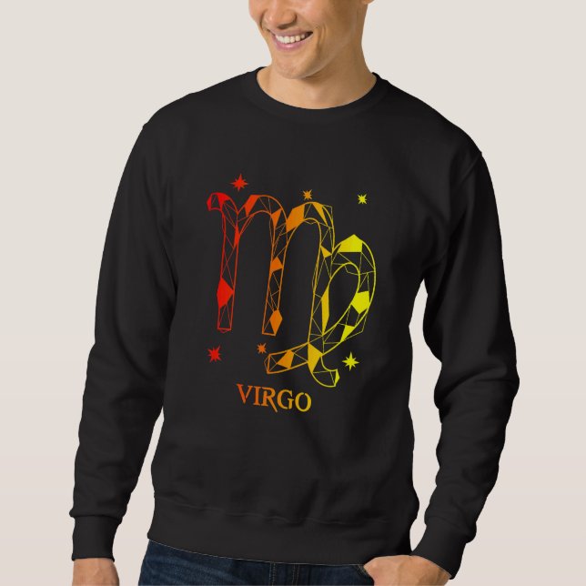 Mens Virgo Zodiac Sweatshirt (Front)