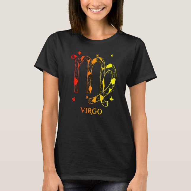 Mens Virgo Zodiac T-Shirt (Front)