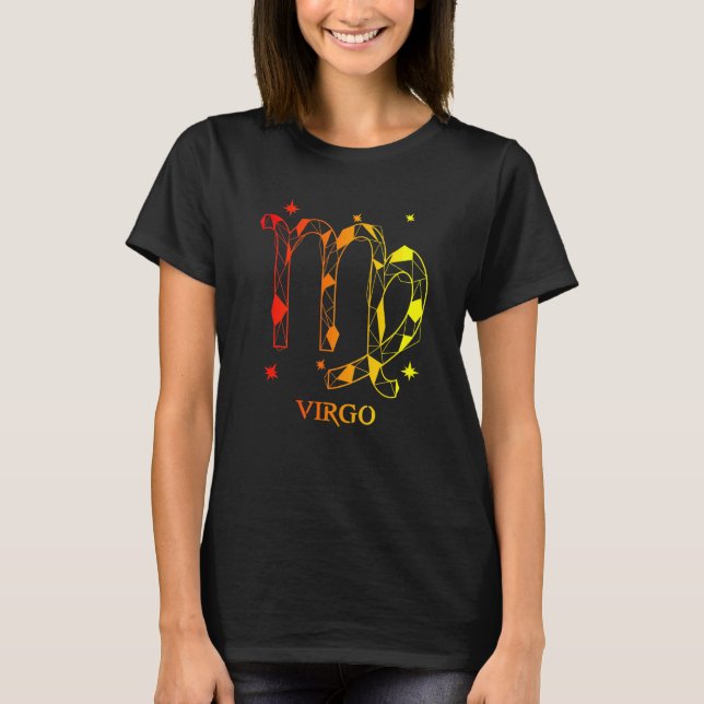 Mens Virgo Zodiac T-Shirt (Front)
