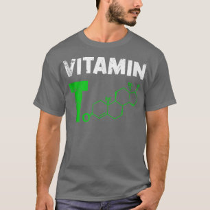Mens Vitamin T Testosteron Bodybuilding Gym Fitnes T-Shirt
