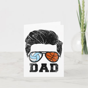 Mens Volleyll Sketll Dad Funny Volleyll Sketll Pla Card