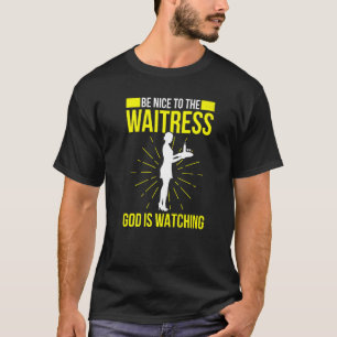 Mens Waiter Waitress Server Work In Gastronomy 10 T-Shirt