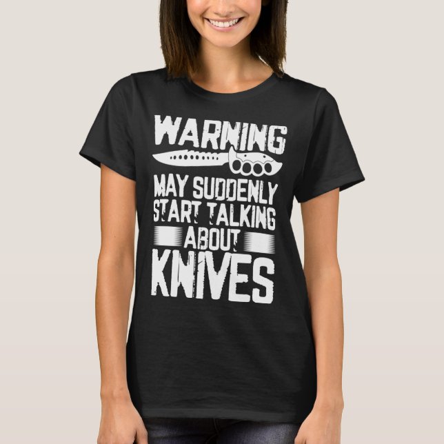Mens Warning May Suddenly Start Talking About T-Shirt (Front)