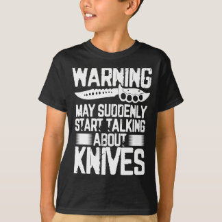 Mens Warning May Suddenly Start Talking About T-Shirt