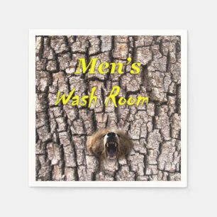 Men's Washroom Paper Napkins