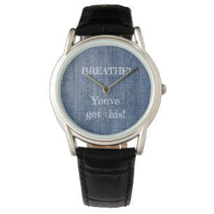 Mens Watch Black Leather Male Teacher Gift Classic