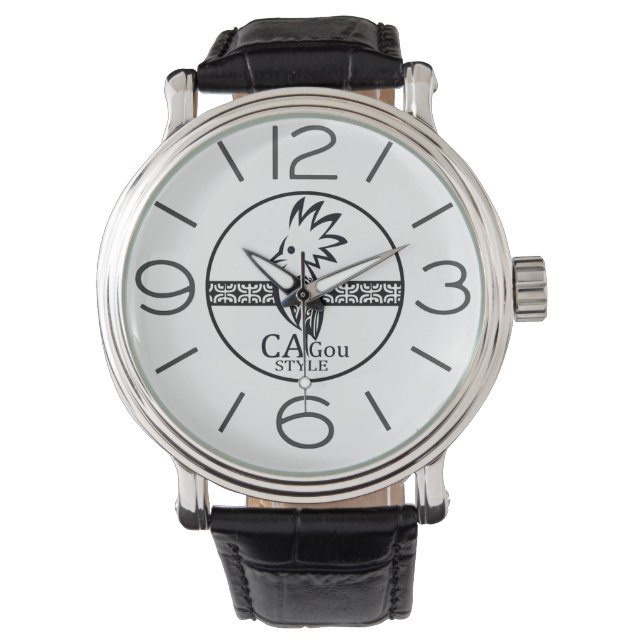 Men's watch. Cagou Style. Watch (Front)