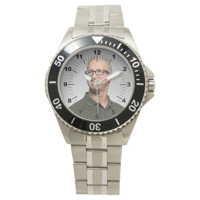 Men's Watch - Personalised - Stainless Steel (Front)