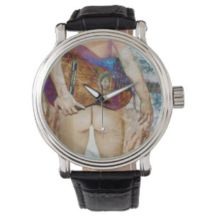 Men's watch with girl