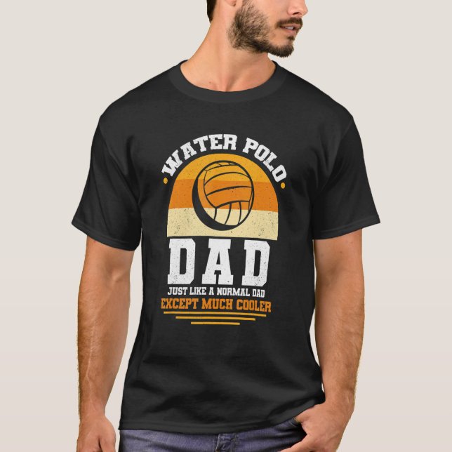 Mens Water Polo Dad Swim Waterpolo Player Father W (Front)