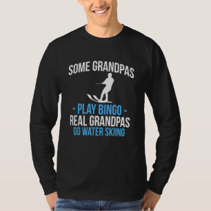 Mens Water Ski Grandpa Skiing Waterski Waterskiing T-Shirt