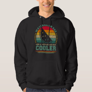 Mens Watermelon Dad Like A Regular Dad But Cooler  Hoodie