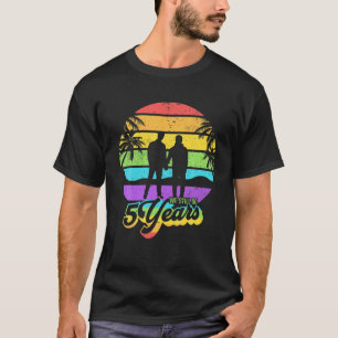 Mens We Still do 5 Years Gay Wedding anniversary T T-Shirt