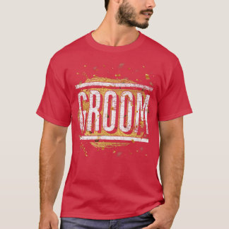 Mens Wedding Groom Bachelor Men Marriage Bachelor  T-Shirt