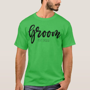 Mens Wedding Matching Gifts Groom Est T-Shirt